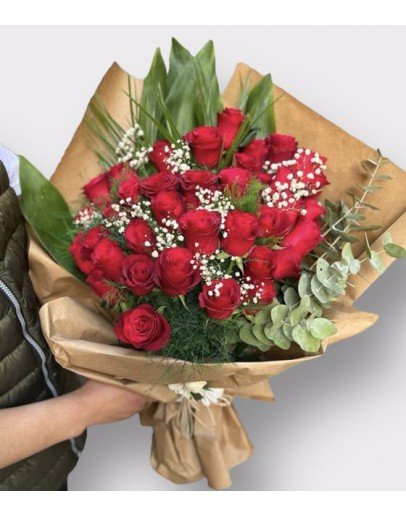 35 Adet Kırmızı Gül