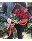 60 Adet Kırmızı Gül