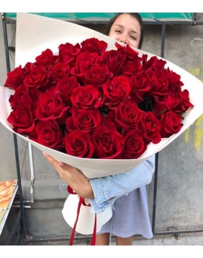 61 Adet Kırmızı Gül