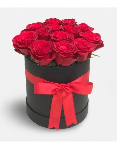 Kutuda 13 Kırmızı Gül