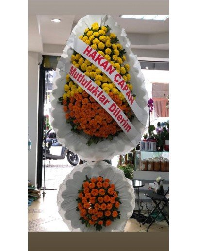 Çift Katlı Ayaklı Sepet