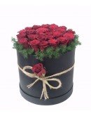 Kutuda 25 Adet Kırmızı Güller