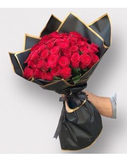 41 Adet Kırmızı Gül Buketi