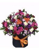 Mix Star Renkli Gül Aranjmanı