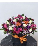 Mix Star Renkli Gül Aranjmanı