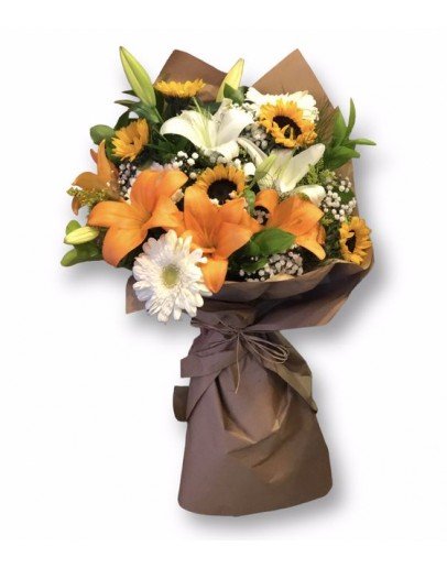 Zambak ve Ay Çiçekleri